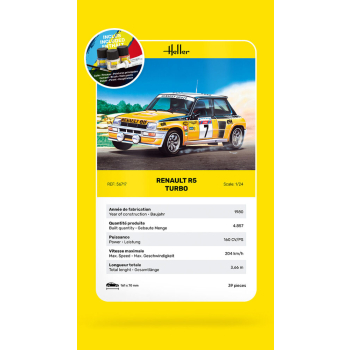 Renault R5 Turbo - Starter Set Heller 56717